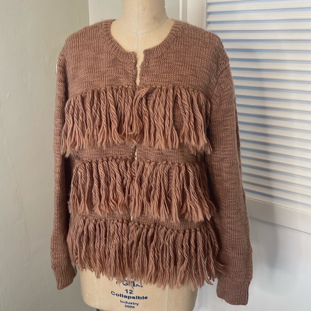 Trina Turk fringe sweater